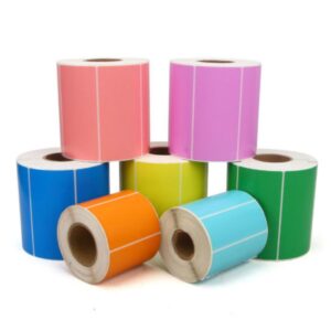 Thermal transfer paper printing colored roll Labels